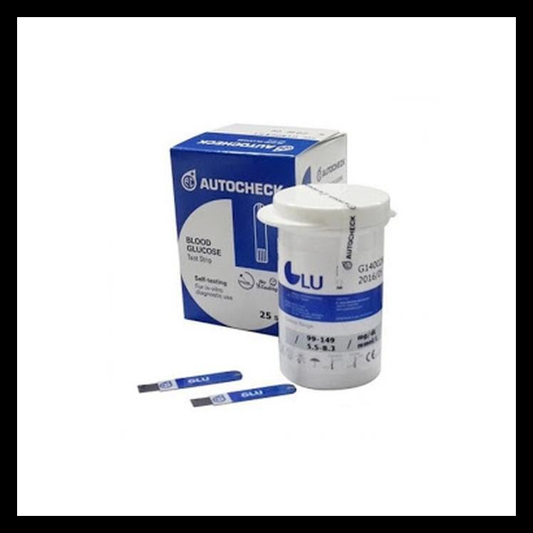 Jual Strip Autocheck Gula Darah / Glucose / Glukosa isi 25pcs SPECIAL ...