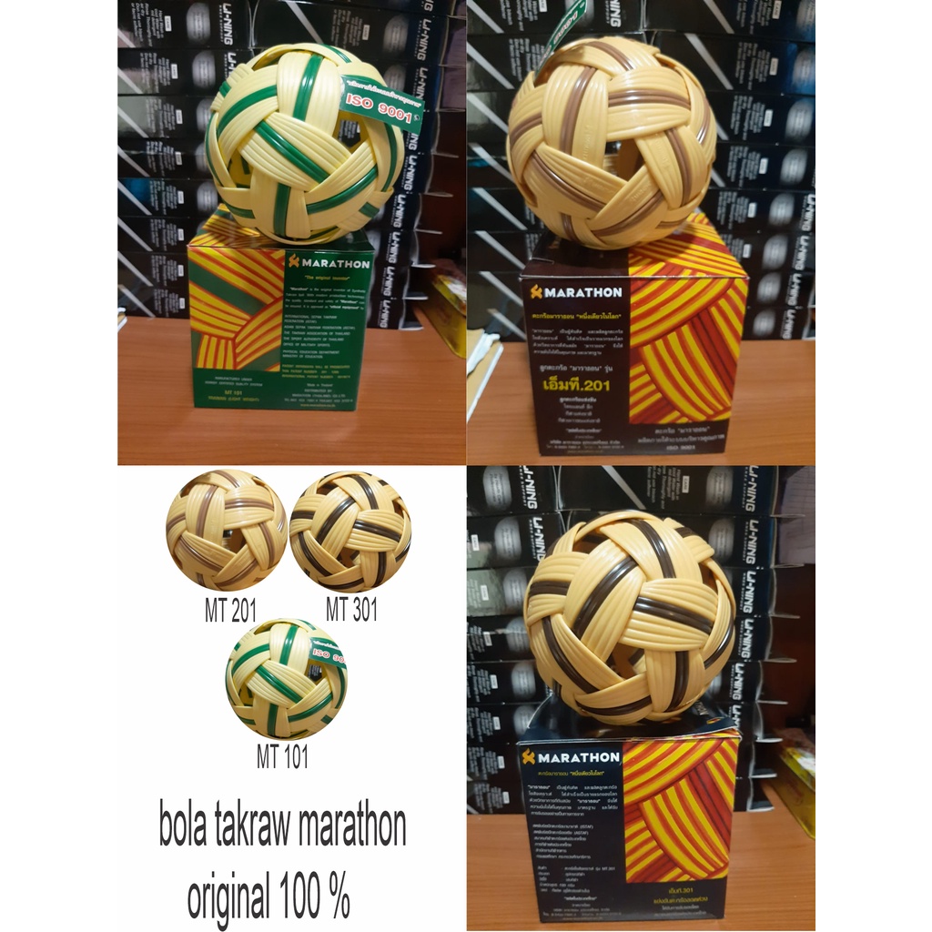 Jual Bola Takraw Marathon Original MT 201 MT 101 MT301 / bola takraw ...