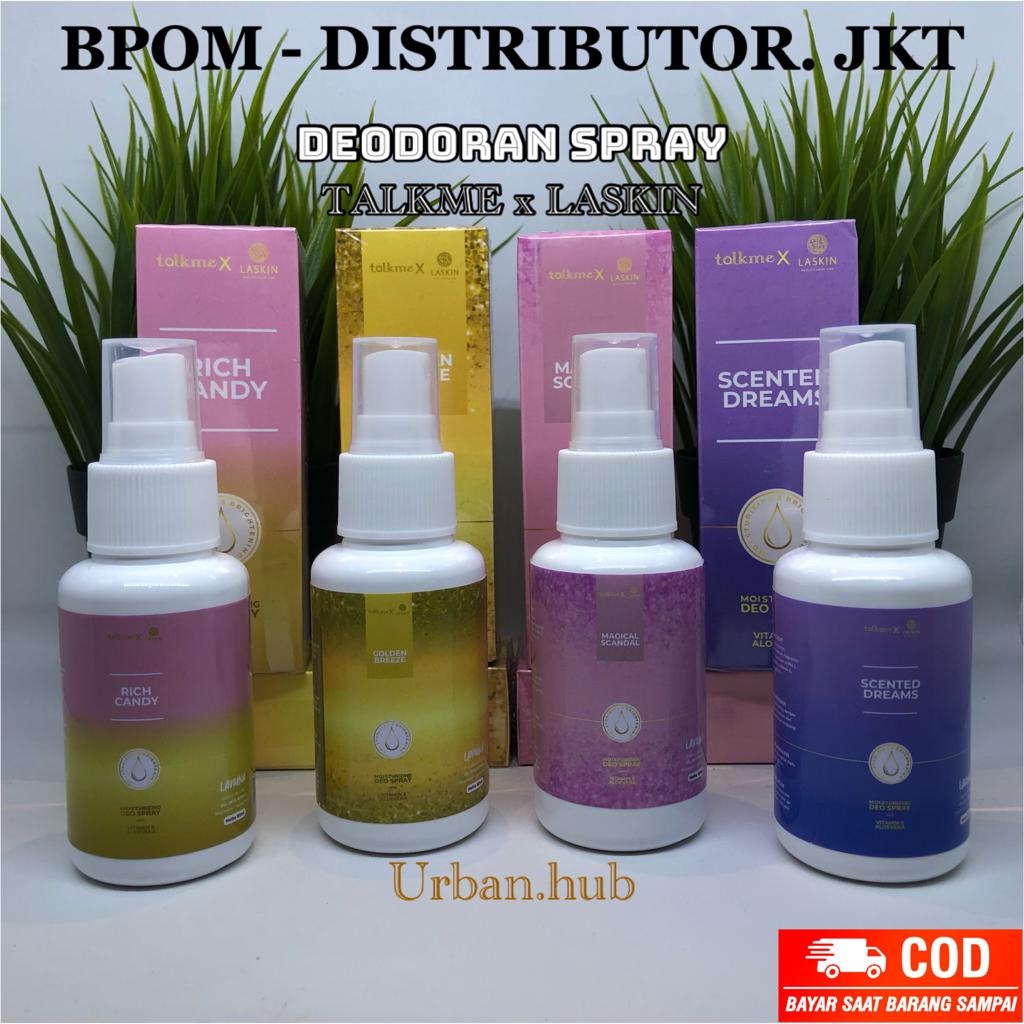Jual (TERMURAH) DEOSPRAY TALKME Deodorant Spray Anti Bau & Memutihkan