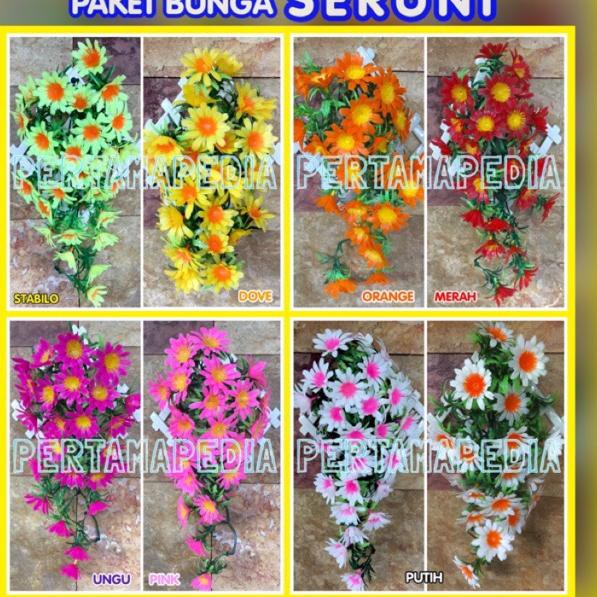 Jual Import Terbaik SERUNI/ BUNGA PLASTIK/ RUMPUT PLASTIK/ DAUN RAMBAT ...