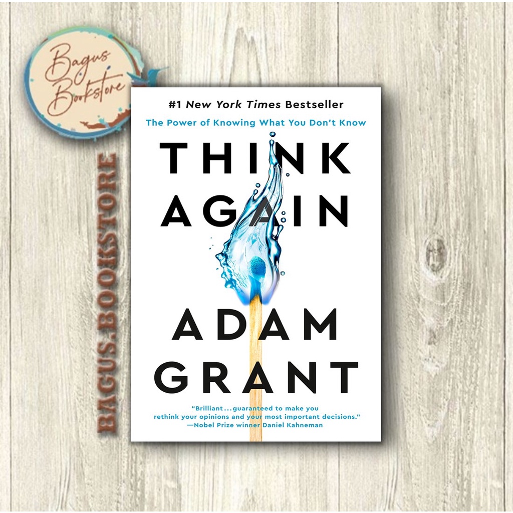 Jual Think Again The Power Of Knowing What You Dont Know - Adam Grant ...