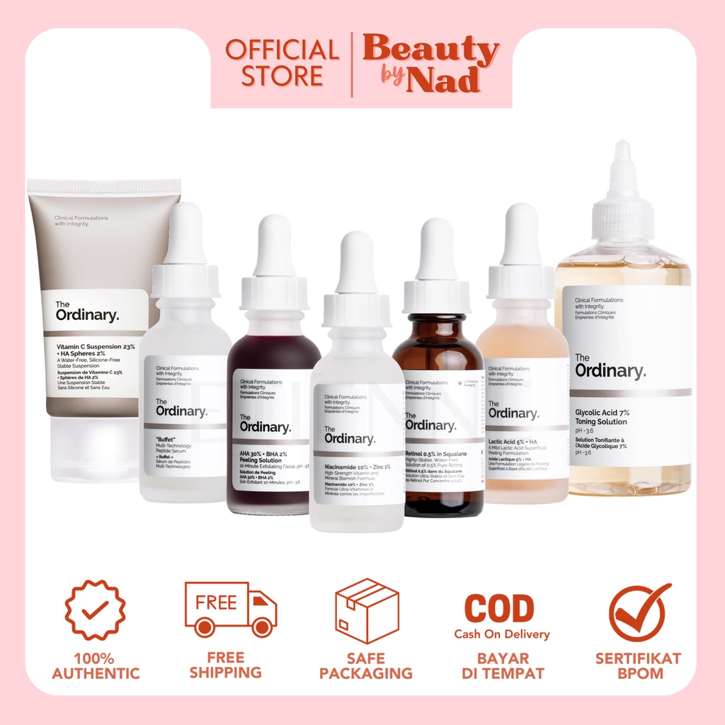 Jual The Ordinary Niacinamide 10 Alpha Arbutin Hyaluronic Acid