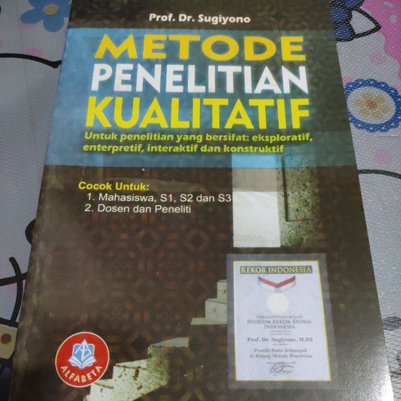 Jual Jual Cepat Buku Metode Penelitian Kualitatif Sugiyono Shopee