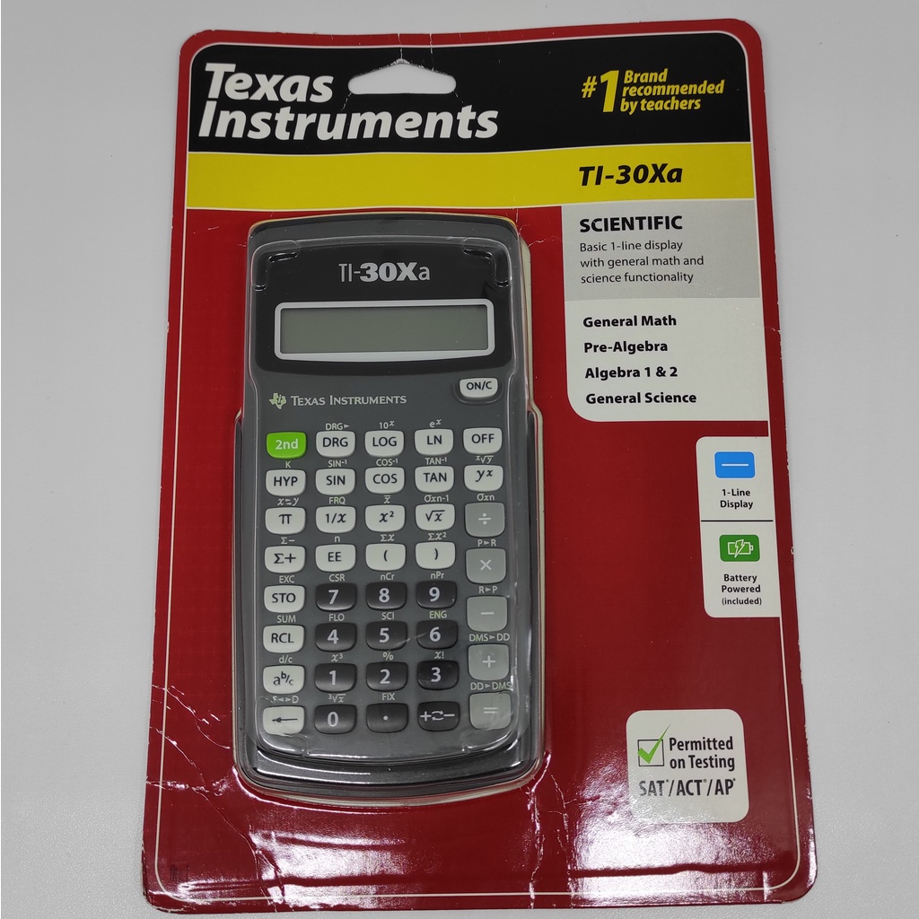 Jual Kalkulator Texas Instrument Instruments Ti-30Xa Scientific ...