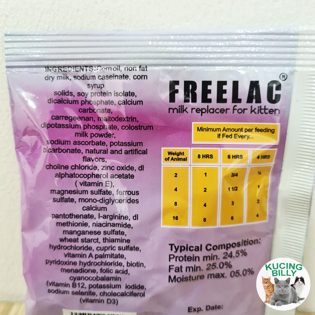 Jual Freelac susu kucing bebas laktosa 20gr | Shopee Indonesia