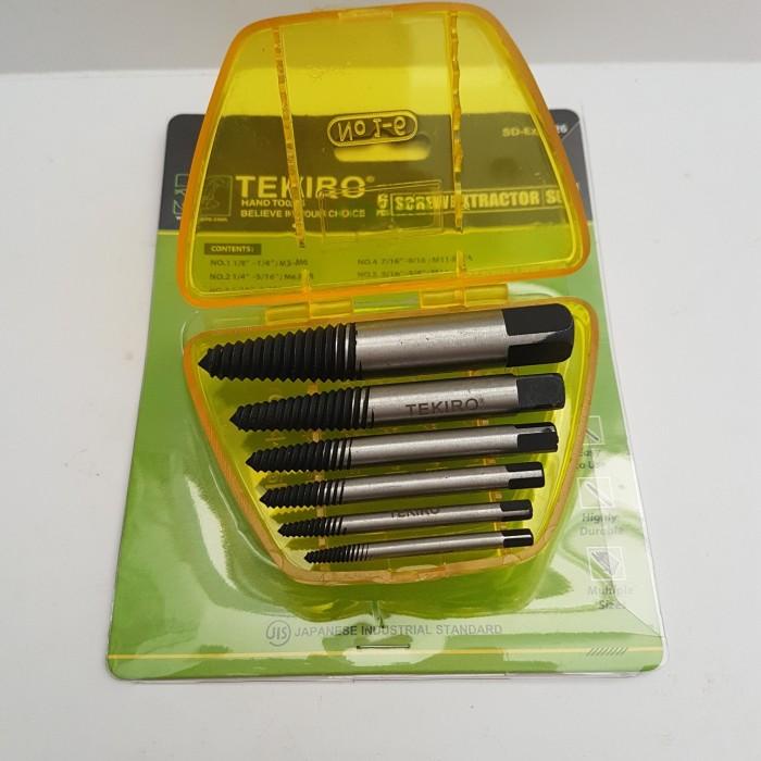 Jual Mata Obeng Tekiro Tap Balik Set Pcs Screwdriver Extractor Set