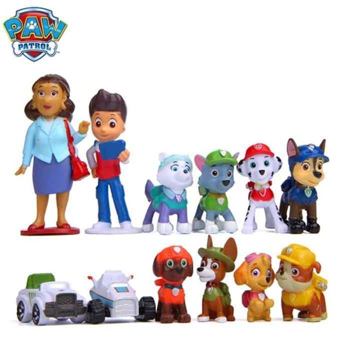 Jual (BISA COD) Edisi Ibu Guru - Figure Set Paw Patrol Lengkap / Topper ...