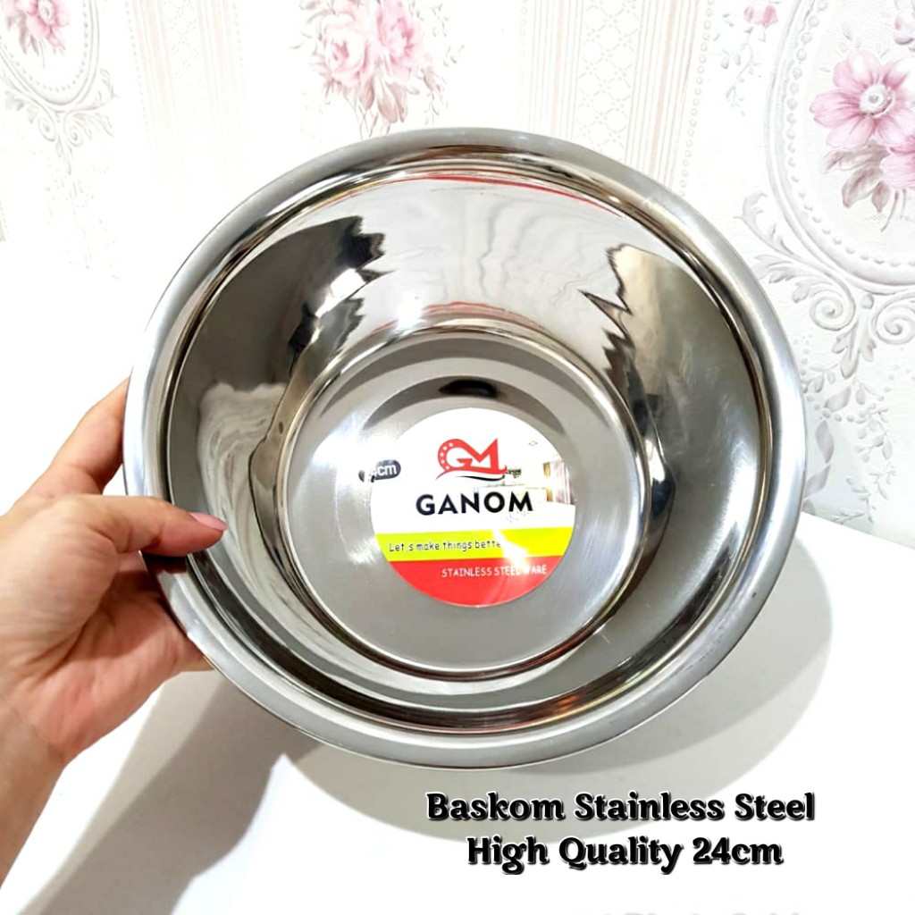 Jual Baskom Stainless Steel Multiguna 24cm 26cm | Shopee Indonesia