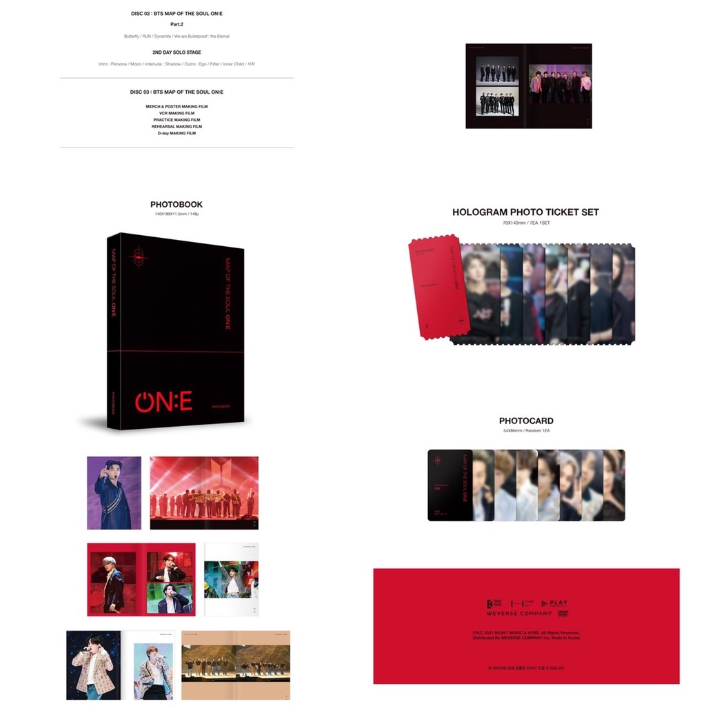 Deals Sealed BTS Mots:one DVD