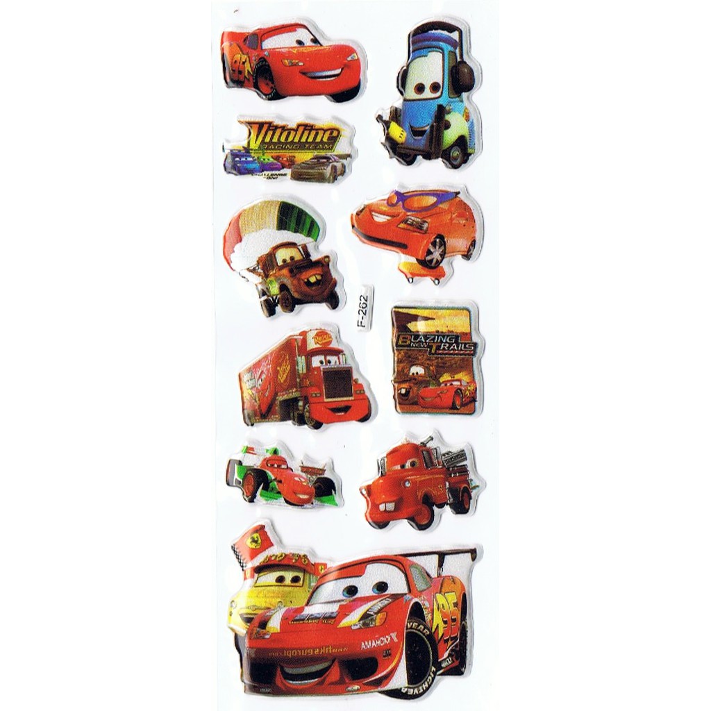 Jual SK259 Stiker Sticker Timbul Set Strip Aneka Gambar Kartun Anak ...