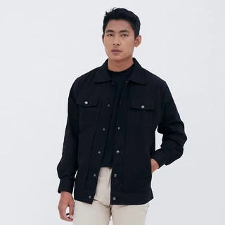 M231 Jaket Pria Coverall Panjang Hitam 1957E