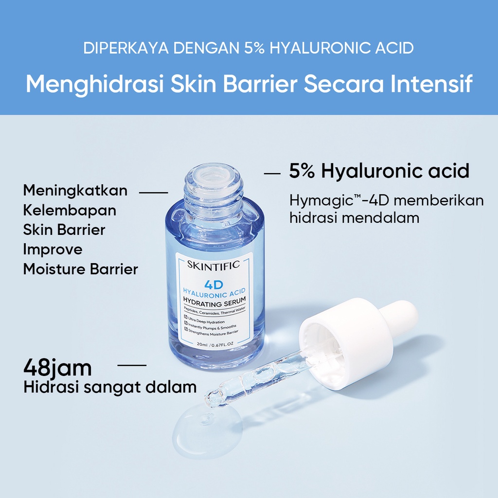 Jual SKINTIFIC 4D Hyaluronic Acid Hydrating Serum Shopee Indonesia