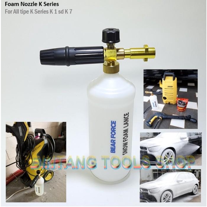 Jual Bearforce Snow Foam Lance Nozzle Cannon For Karcher K1 K2 K3 K4 K5