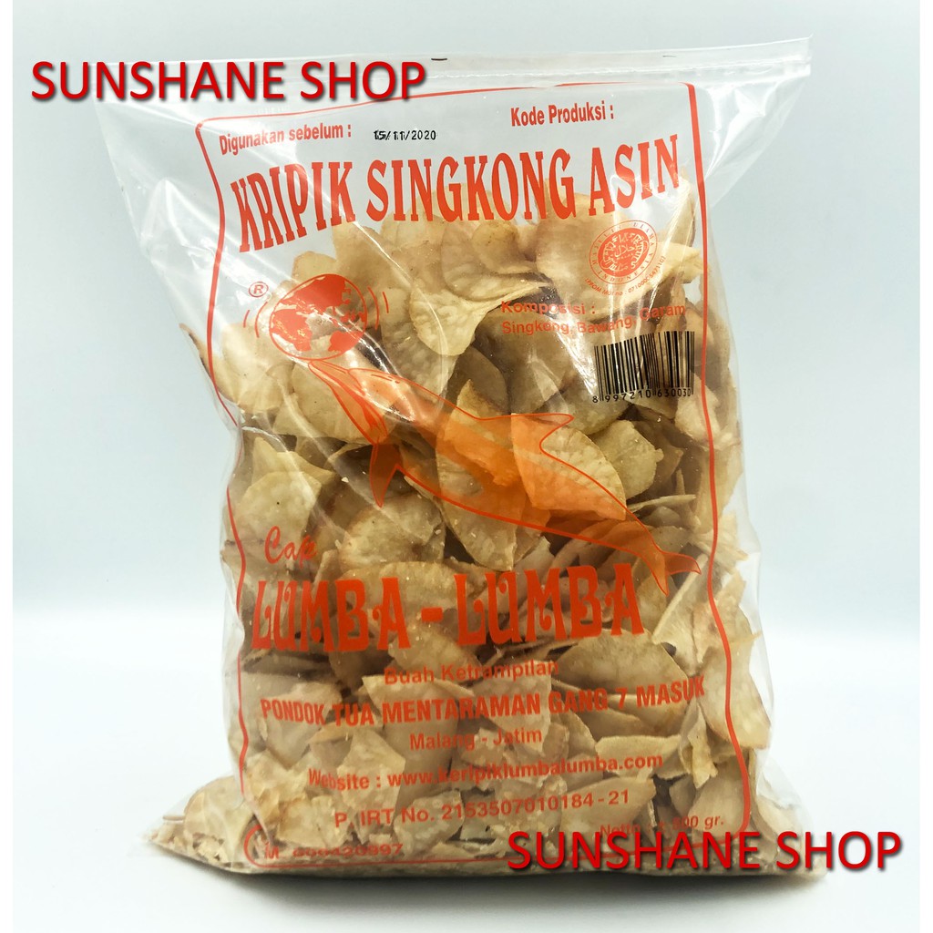 Jual Keripik Kripik Singkong Lumba 500 Gr 500gr Manis Asin Shopee