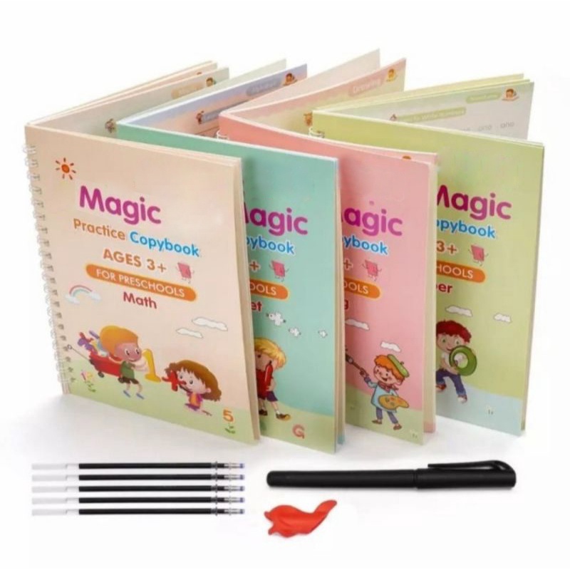 Jual Terbaru! Magicbook invisible ink / Buku Belajar Menulis ...