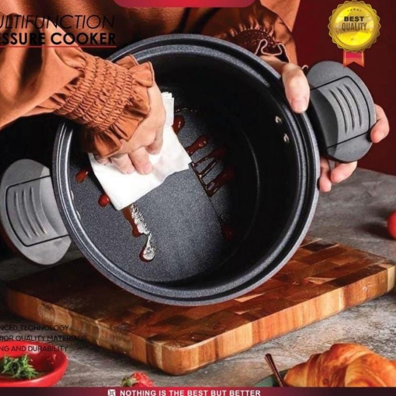 Jual Panci Presto teflon keramik pressure cooker 3,5L Shopee Indonesia