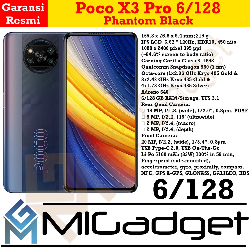 Poco x3 схема платы Jual Poco X3 Pro 6/128 Pocophone X3 Pro Poco X 3 Pro Garansi Resmi Shopee Indone