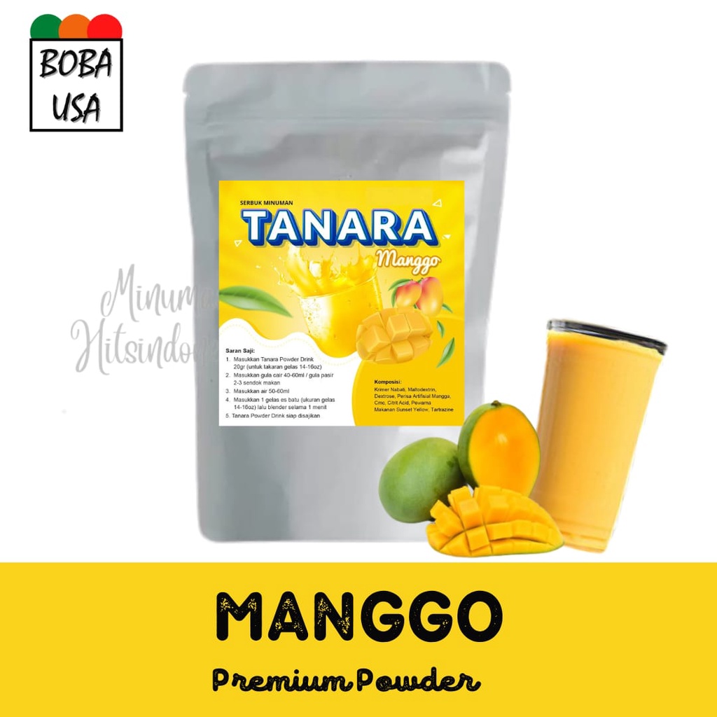 Jual Bubuk Mango 1kg Premium Plain/Serbuk Minuman Rasa Mangga 1kg ...
