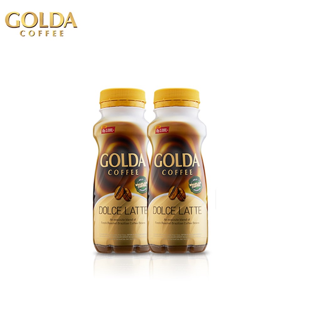 Jual Golda Coffee Dolce Latte Botol 200 ml x2 | Shopee Indonesia