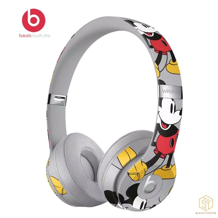 Jual Promo Bulan Ini Headphone Bluetooth Karakter Disney Mickey Mouse ...