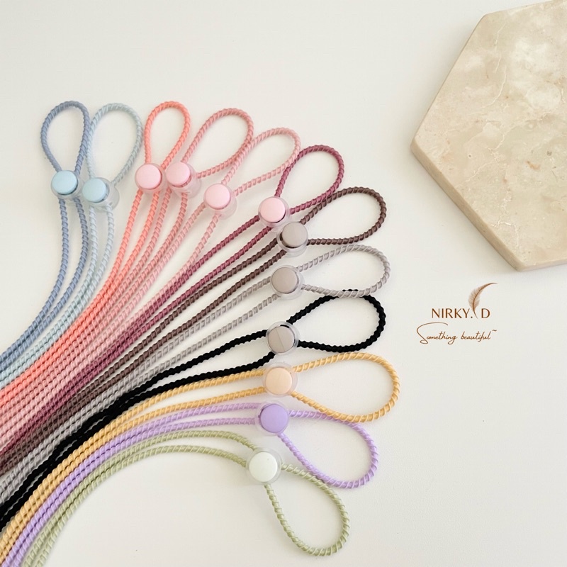 Jual Strap Masker / Connector Masker / Strap Mask 2 in 1 Hijab / Tali ...