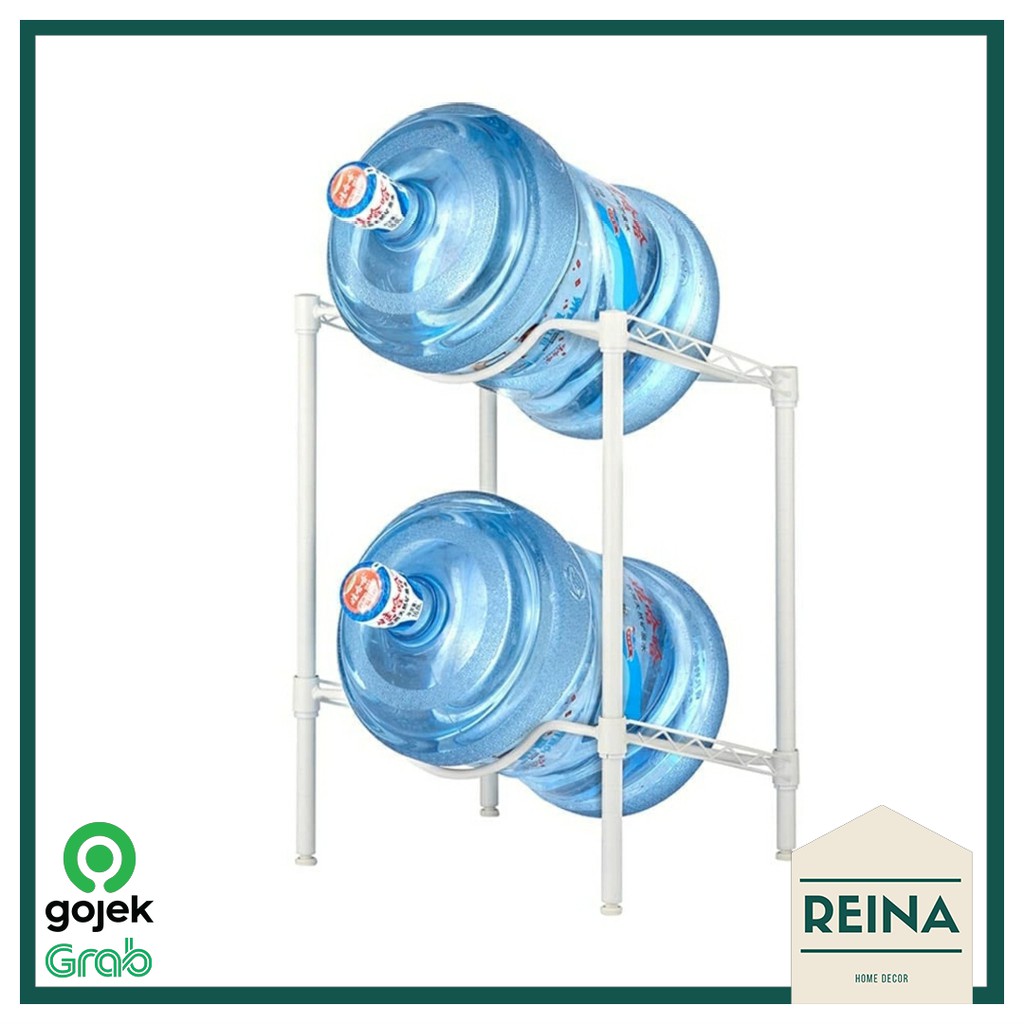 Jual Rak Besi Galon 2 Tingkat Krisbow Rak Penyimpanan Galon Aqua Rak ...