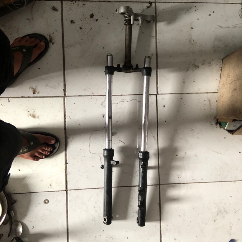 Jual Segitiga Atas Bawah Set Dan Shock Depan Satria Fu Ex Ninja Bisa