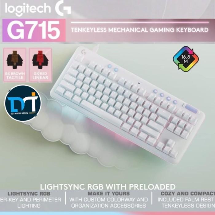 Jual Logitech G713 Aurora Tkl - Rgb Wired Mechanical Gaming Keyboard ...