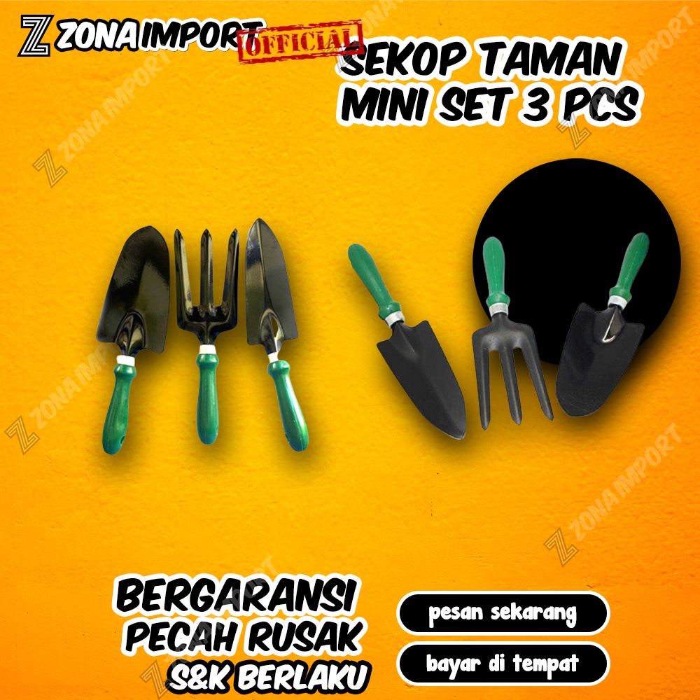 Jual Alat Berkebun Sekop Taman Mini Set Pcs Skop Garpu Garuk Gali