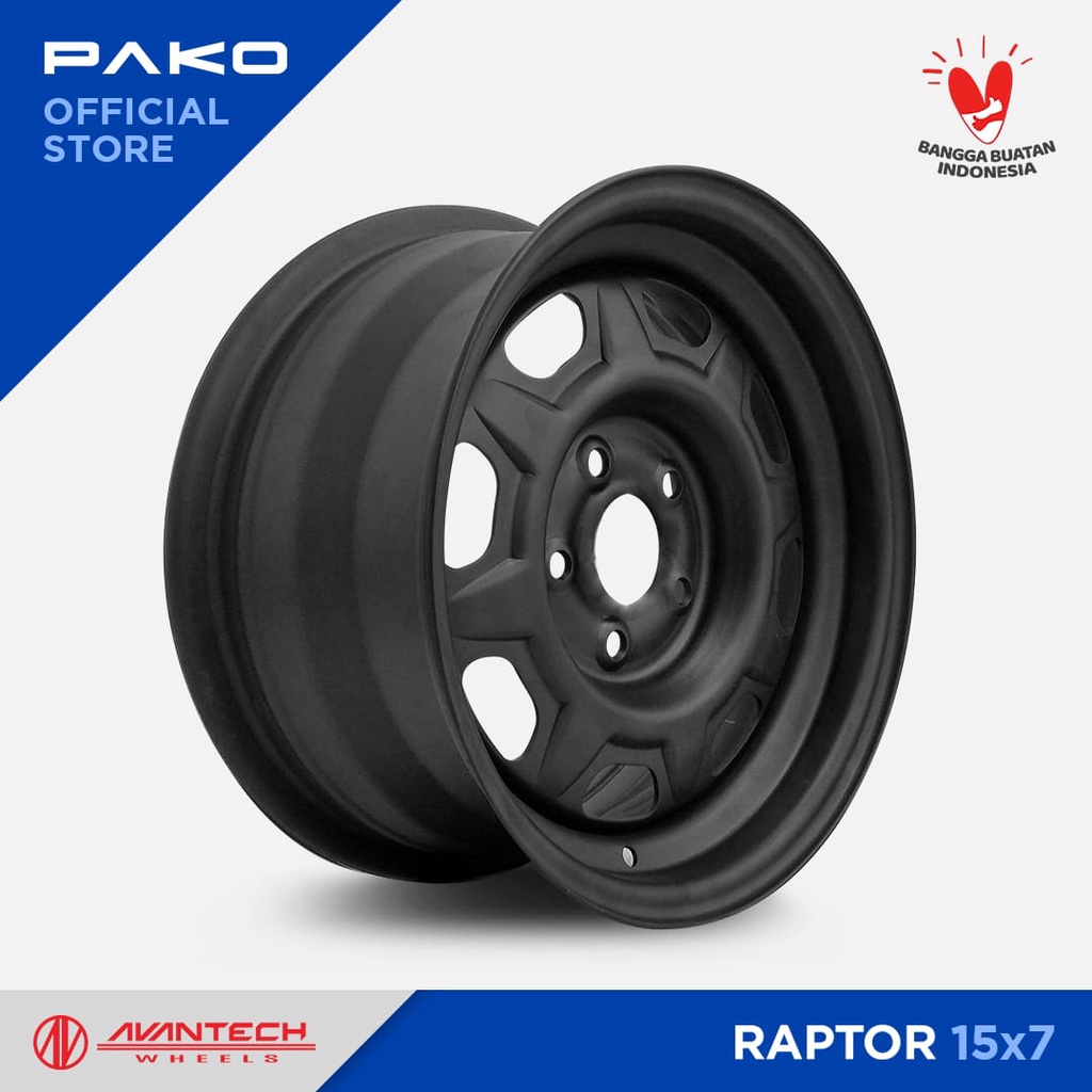 Jual Velg Mobil Avantech Wheels Raptor Kaleng Ring 15 Pako Wheels Matte Black 7 Shopee 7290