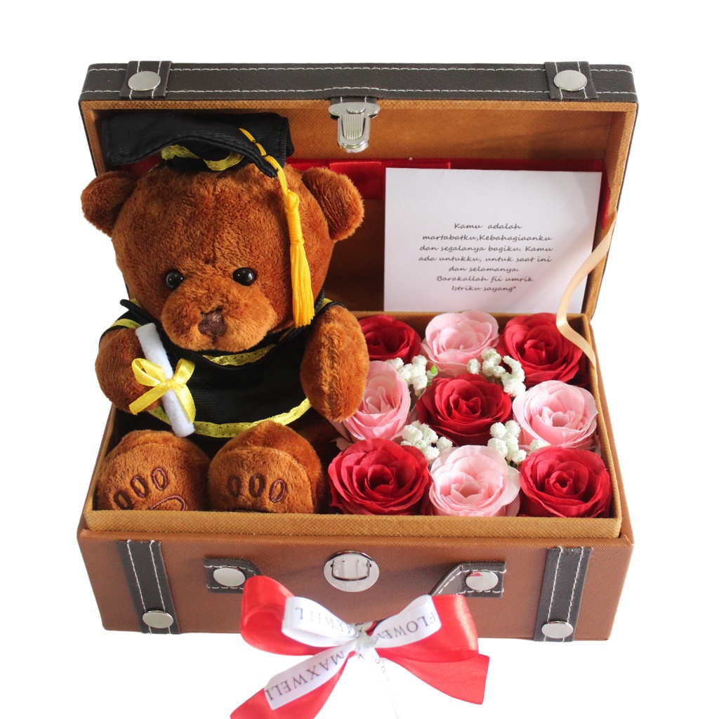 Jual GRADUATION TREASURE BOX IMPORT KOREA HADIAH WISUDA BUNGA DAN ...
