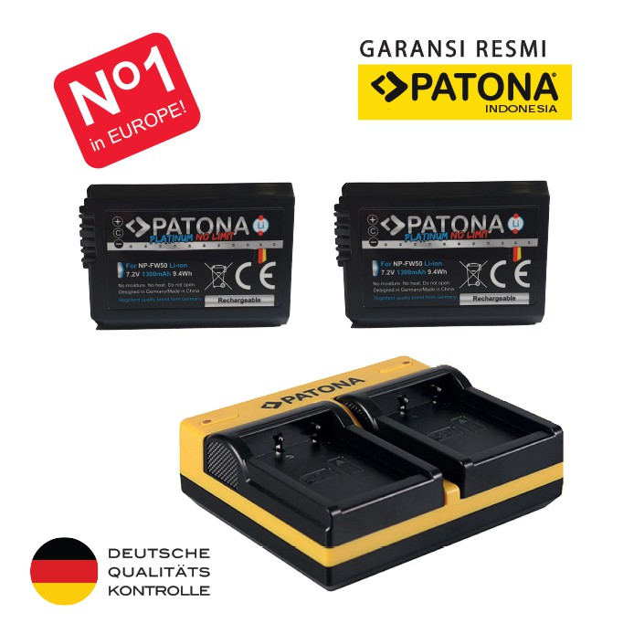 COMBO BATERÍAS CÁMARA SONY NP-FW50 SMALLRIG + CARGADOR DUAL