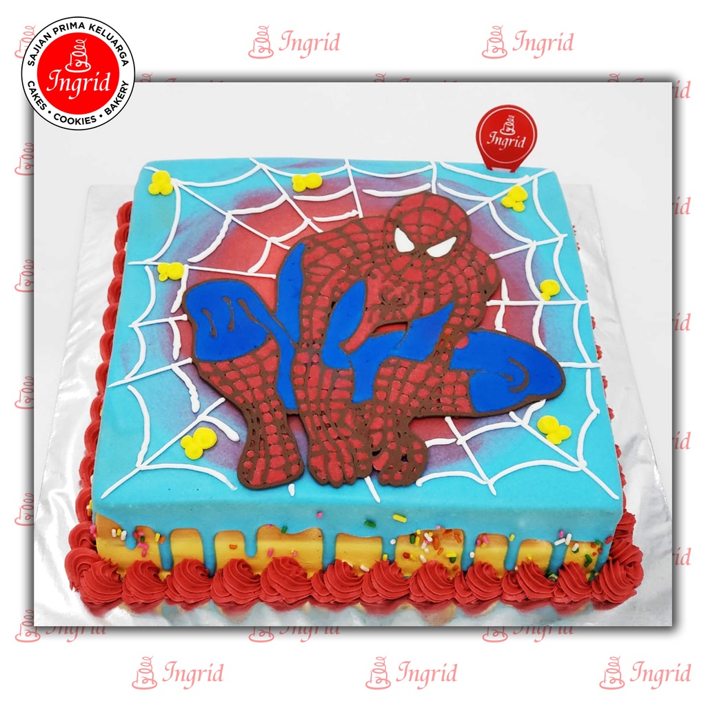 Jual Kue Ulang Tahun Spiderman / Kue Ultah Anak / Birthday Cake / Kue