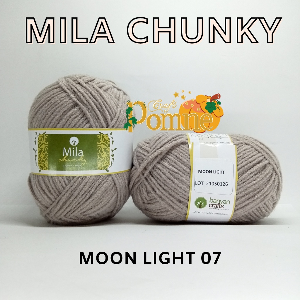 Jual Benang Rajut Mila Chunky Acrylic Braided Yarn Shopee Indonesia