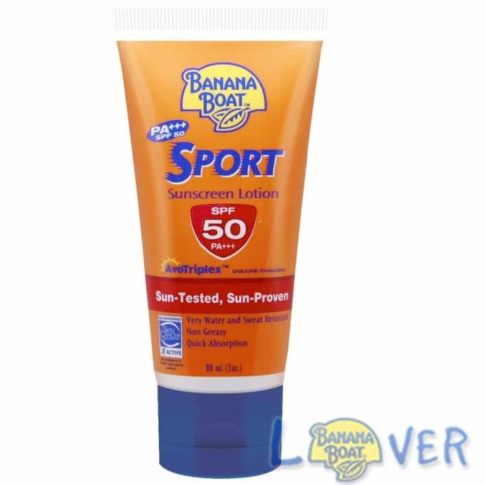 Jual promo!!| Banana Boat Sport Sunscreen Lotion SPF 50 90ml | Sunblock ...