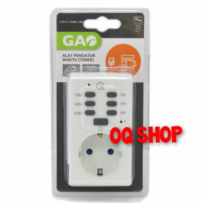 Jual GAO STEKER MANUAL CLOCK TIMER STOP KONTAK JAM PENGATUR MATI ...