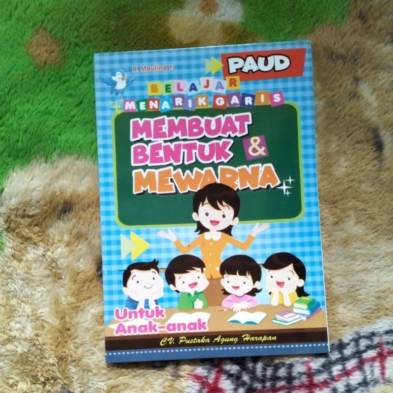 Jual ORIGINAL BUKU MENEBALI GARIS MENGENAL BENTUK & MEWARNA BELAJAR ...