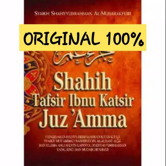 Jual Shahih Tafsir Ibnu Katsir Juz Amma Pustaka Ibnu Katsir Shopee Indonesia