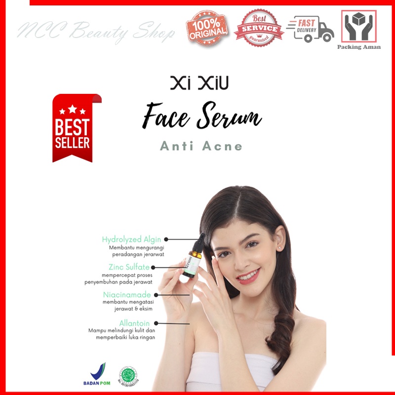 Jual * NCC * Xi Xiu Face Serum Wajah Xixiu Anti Acne Vit C Gold