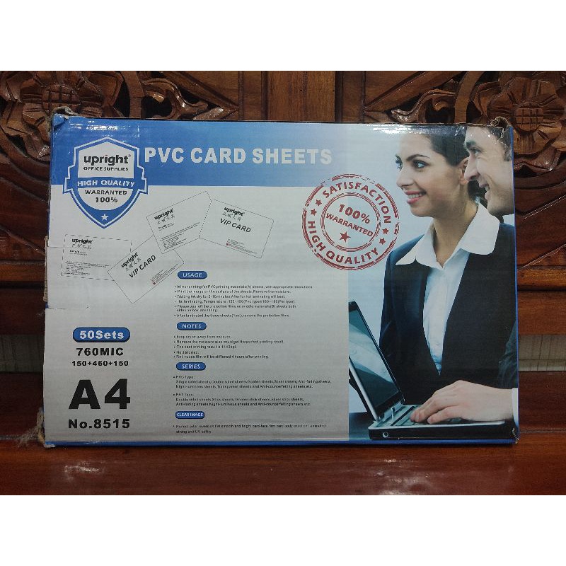 Jual bahan pvc id card shopee indonesia