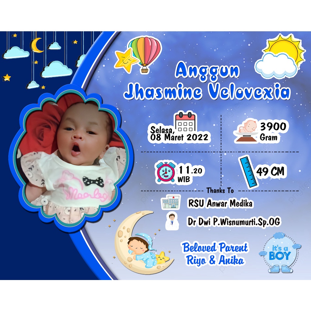 Jual EDIT BIODATA BAYI - EDIT BIODATA ANAK SOFTFILE JPG | Shopee Indonesia
