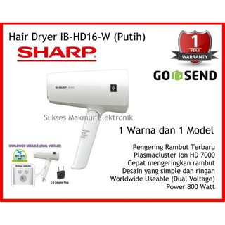 Jual hair dryer sharp with plasmacluster ib-hd16 Harga Terbaik