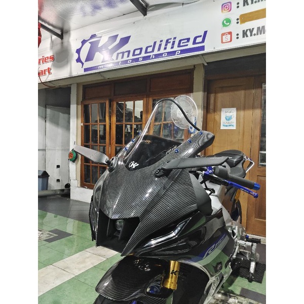 Jual Body Cowling Carbon R15 V4 R15M Connected Kedok body depan ...