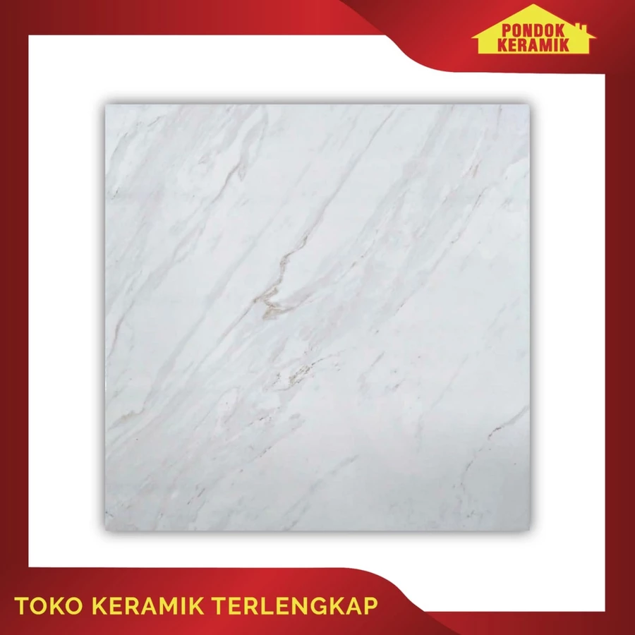 KERMAIK LANTAI AGATTE 50X50 EMINENCE WHITE