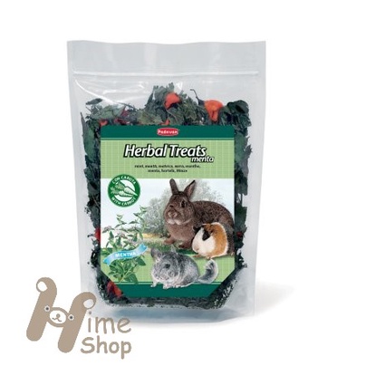 Image showcasing Jual Padovan Herbal Treats Menta Mint 220gr Hay Rabbt Guinea Pig ...
