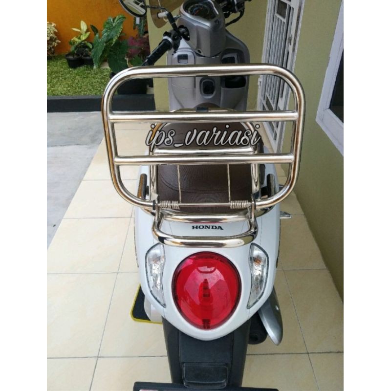 Jual back rack Scoopy new 2021. backrack scoopy | Shopee Indonesia