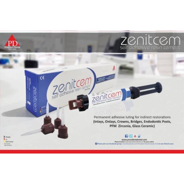 Jual ZENITCEM / Self Ashesive Composite Luting Cement Dual Cure