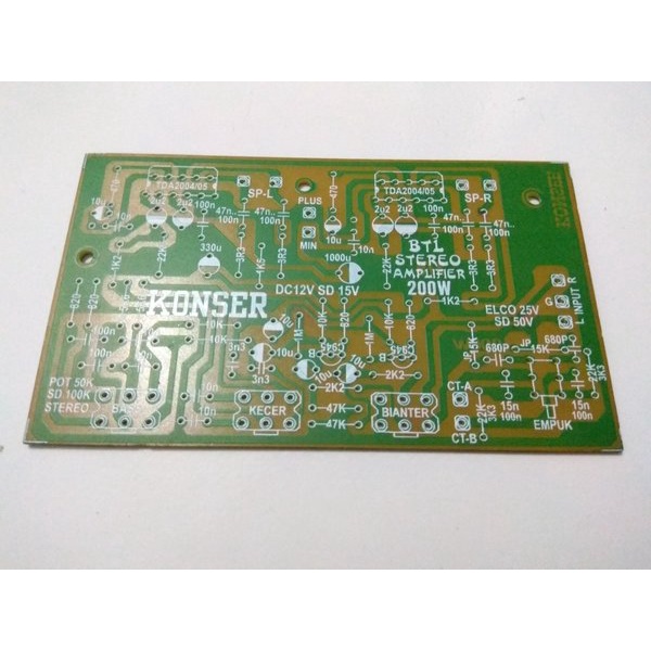 Jual PCB Stereo Power Amplifier TDA2005 - TDA2004 | Shopee Indonesia