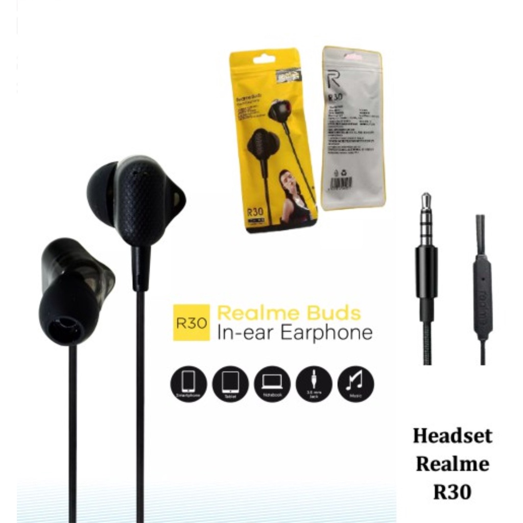 Realme best sale r30 earphones