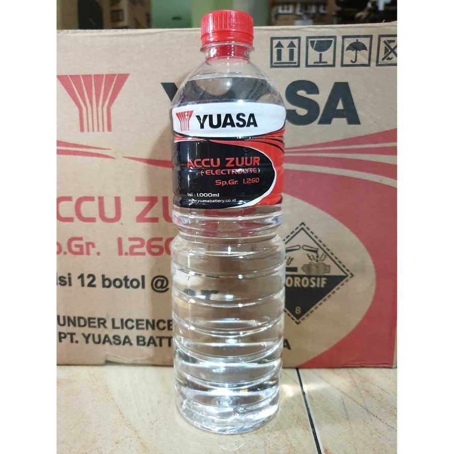 Jual Air Zuur Yuasa 1 Liter Shopee Indonesia 0957